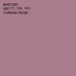 #AB7C8D - Turkish Rose Color Image